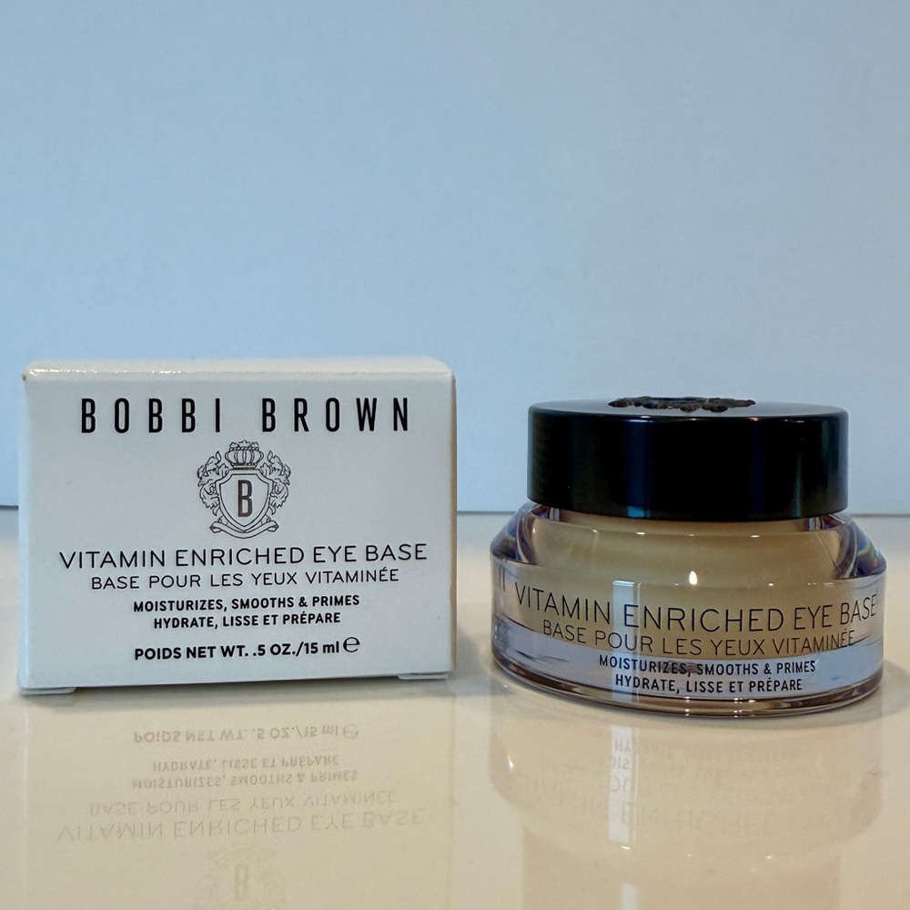 NIB Bobbi Brown Vitamin Enriched Eye Base~Moisturizer & Primer 0.5Oz/15mL, Full